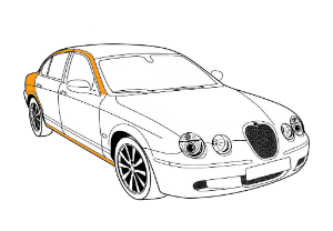 покраска кузова jaguar